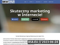 Miniaturka kontakt-marketing.pl (Pozycjonowanie strony SEO)