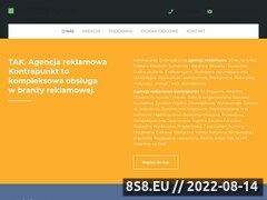 Miniaturka www.kontrapunkt.com.pl (Kompleksowa obsługa w branży reklamowej)