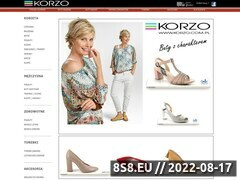 Miniaturka strony Korzo - buty damskie, mskie, torebki