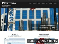 Miniaturka kosztman.pl (<strong>program do</strong> kosztorysowania)
