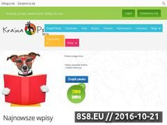 Miniaturka www.krainapsa.pl (KrainaPsa - portal i sklep internetowy dla psów)