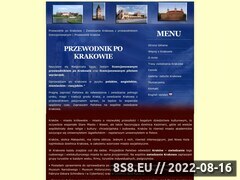 Zrzut strony Przewodnik Kraków - Cracow Guide - przewodnik po Krakowie - zwiedzanie Krakowa