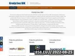 Miniaturka kredytbezbik24.pl (Porównanie najlepszych ofert szybkich pożyczek)