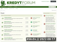 Miniaturka strony Forum kredytowe