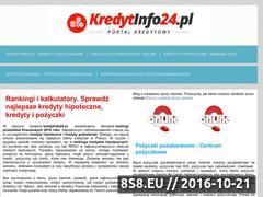 Miniaturka kredytinfo24.pl (Kredyty i pożyczki - serwis finansowy)