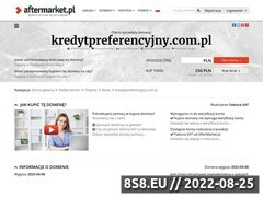 Miniaturka domeny www.kredytpreferencyjny.com.pl