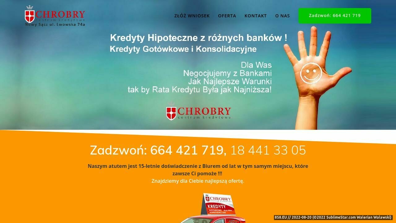 Kredyty Nowy Sącz (strona kredyty-chrobry.pl - Kredyty-Chrobry.pl)