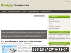 Miniaturka domeny kredytyfinansowe.com.pl
