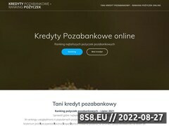 Miniaturka strony Pożyczki gotówkowe przez Internet