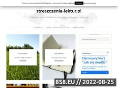 Miniaturka ksiazkomania.yum.pl (<strong>streszczenie</strong> lektur dla liceum, gimnazjum i szkoły podstawowej)