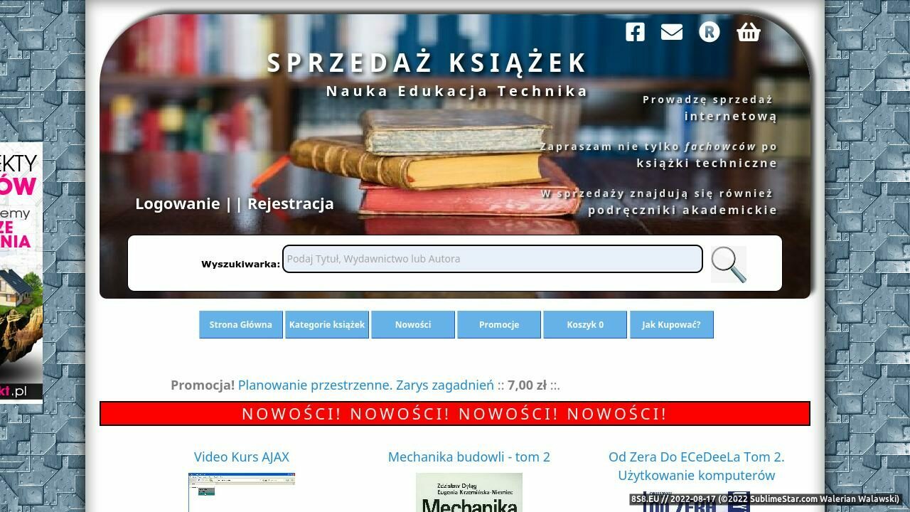 Księgarnia Techniczna (strona ksiegarnia.edu.pl - Ksiegarnia.edu.pl)