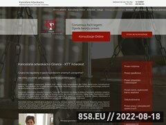 Miniaturka ktt-adwokat.pl (Kancelaria prawna - KTT Adwokat Gliwice)