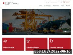 Miniaturka www.kuke-finance.pl (<strong>faktoring</strong> i zarządzanie należnościami)