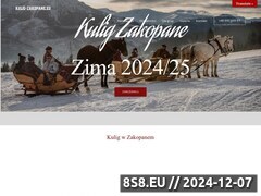 Miniaturka kulig-zakopane.eu (Strona pokazuje kuligi organizowane w Zakopanem)