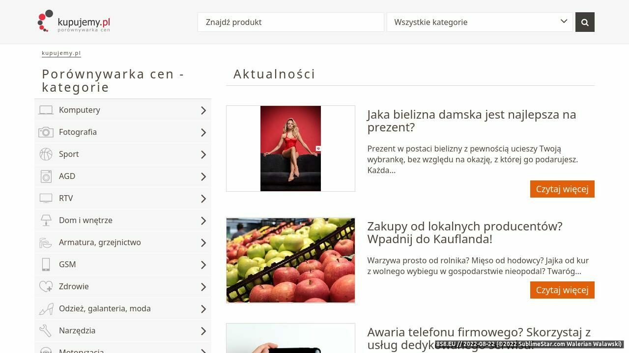 Sklep internetowy (strona www.kupujemy.pl - Sklepy)