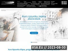 Miniaturka www.kurs-rysunku.pl (Kurs Rysunku Elipsa - Kursy Architektura Kraków)