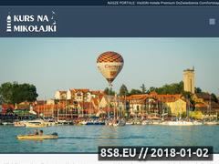 Miniaturka kursnamikolajki.pl (Noclegi, atrakcje i restauracje w Mikołajkach)