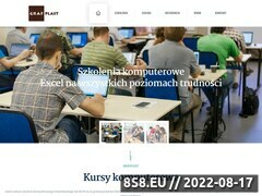 Miniaturka www.kursy-komputerowe.gniezno.pl (Kursy komputerowe, usługi reklama i informatyka)