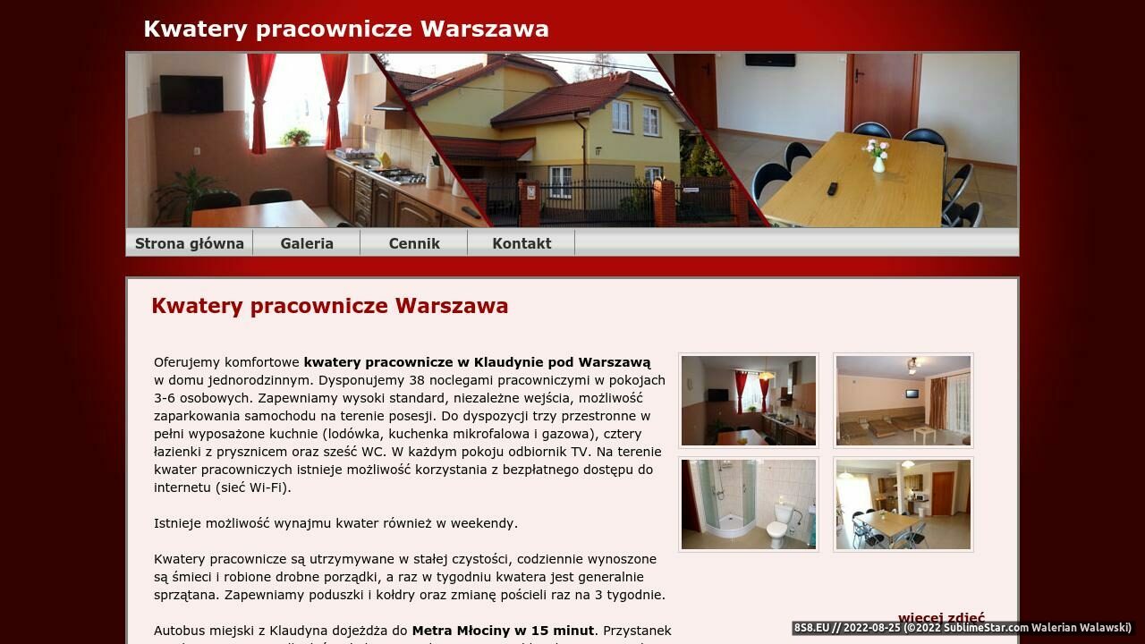 Kwatery pracownicze w Klaudynie pod Warszawą (strona www.kwaterywarszawa.pl - Kwaterywarszawa.pl)