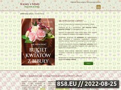 Miniaturka domeny kwiaty-z-bibuly.kepo.pl