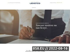 Miniaturka www.l-beneficio.pl (Usługi kompleksowej księgowości i doradztwo)