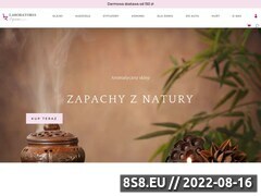Zrzut strony Sklep oferuje wybór ekskluzywnych produktów do aromatyzacji domu