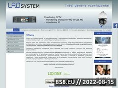Miniaturka www.ladsystem.pl (Monitoring, telewizja i kamery przemysłowe Poznań)
