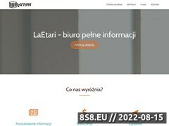 Miniaturka domeny www.laetari.pl