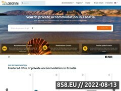 Miniaturka laganini.com (Apartamenty i kwatery prywatne Chorwacja)