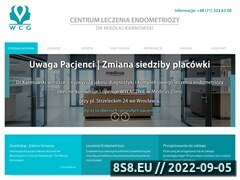 Zrzut strony Leczenie mięśniaków Wrocław - dr Mikołaj Karmowski
