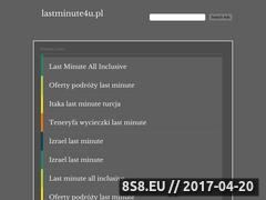 Miniaturka domeny www.lastminute4u.pl