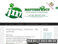 Miniaturka lecznica.pila.pl (<strong>weterynarz</strong> Piła)