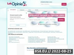 Miniaturka strony LekOpinie.pl - opinie o lekach
