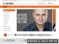 Miniaturka lektor24.pl (Nagrania lektorskie do filmu i reklamy)