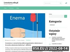 Miniaturka lewatywa.edu.pl (Blog o oczyszczaniu organizmu lewatywą)