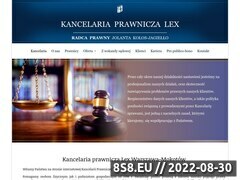 Zrzut strony LEX - odszkodowania za błędy medyczne w Warszawie