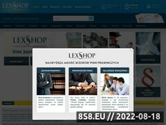 Miniaturka www.lexshop.com.pl (Twoje <strong>wzory pism</strong> Prawniczych)
