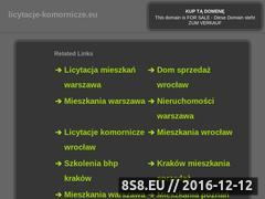 Miniaturka domeny www.licytacje-komornicze.eu