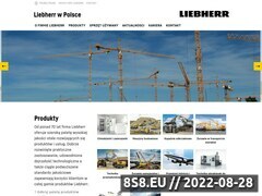 Miniaturka strony LIEBHERR-POLSKA czci do maszyn