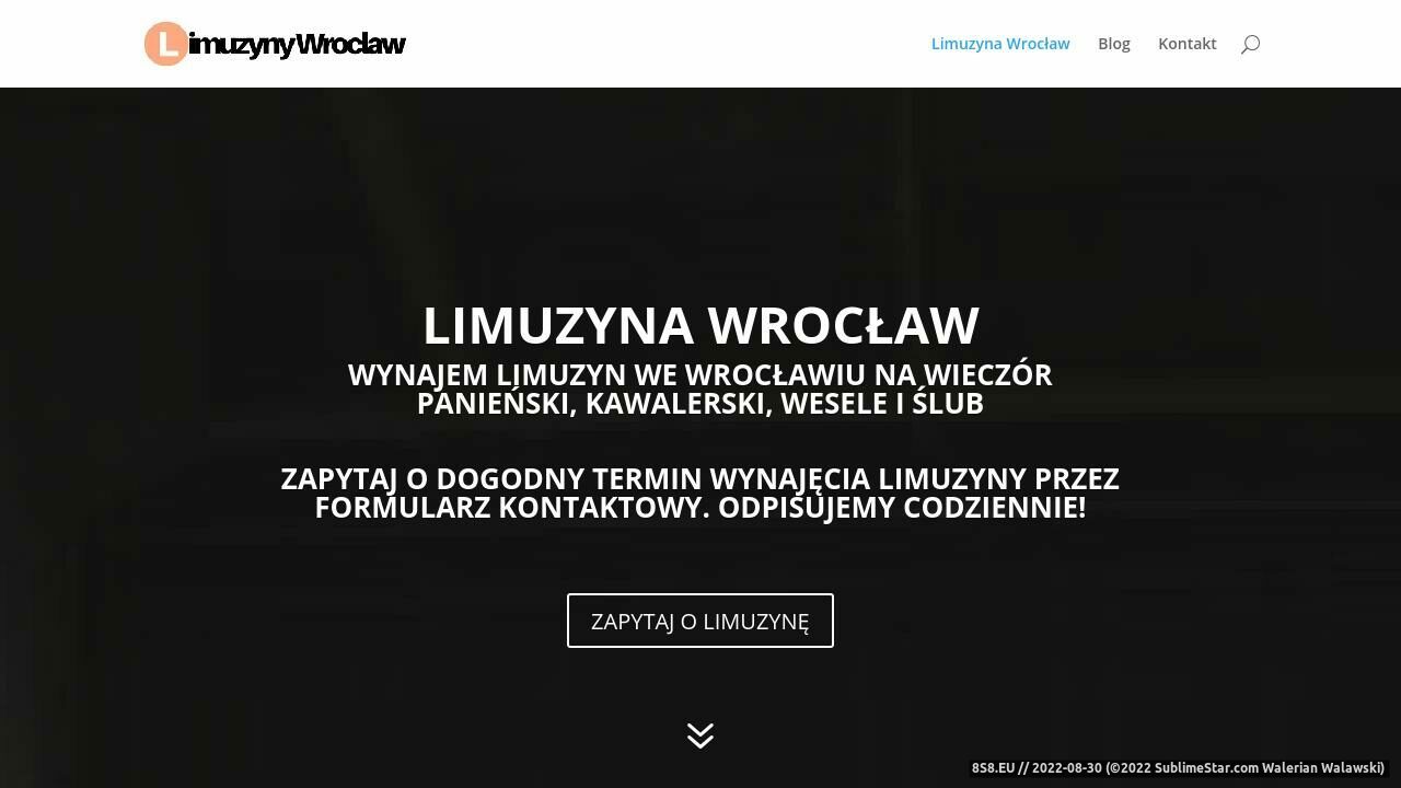 Cadillac Wrocław - auto, samochód na ślub, wesele  (strona limuzyna-wroclaw.pl - Limuzyna-wroclaw.pl)