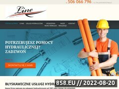 Miniaturka line-poznan.pl (Usługi hydrauliczne na terenie Poznania)