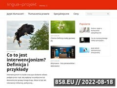 Miniaturka domeny lingua-projekt.pl