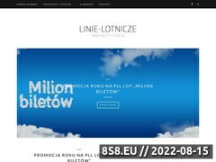 Miniaturka www.linie-lotnicze.com.pl (Blog i infromacje na temat promocji lotniczych)