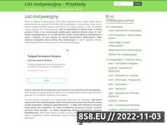 Miniaturka domeny list-motywacyjny.com.pl