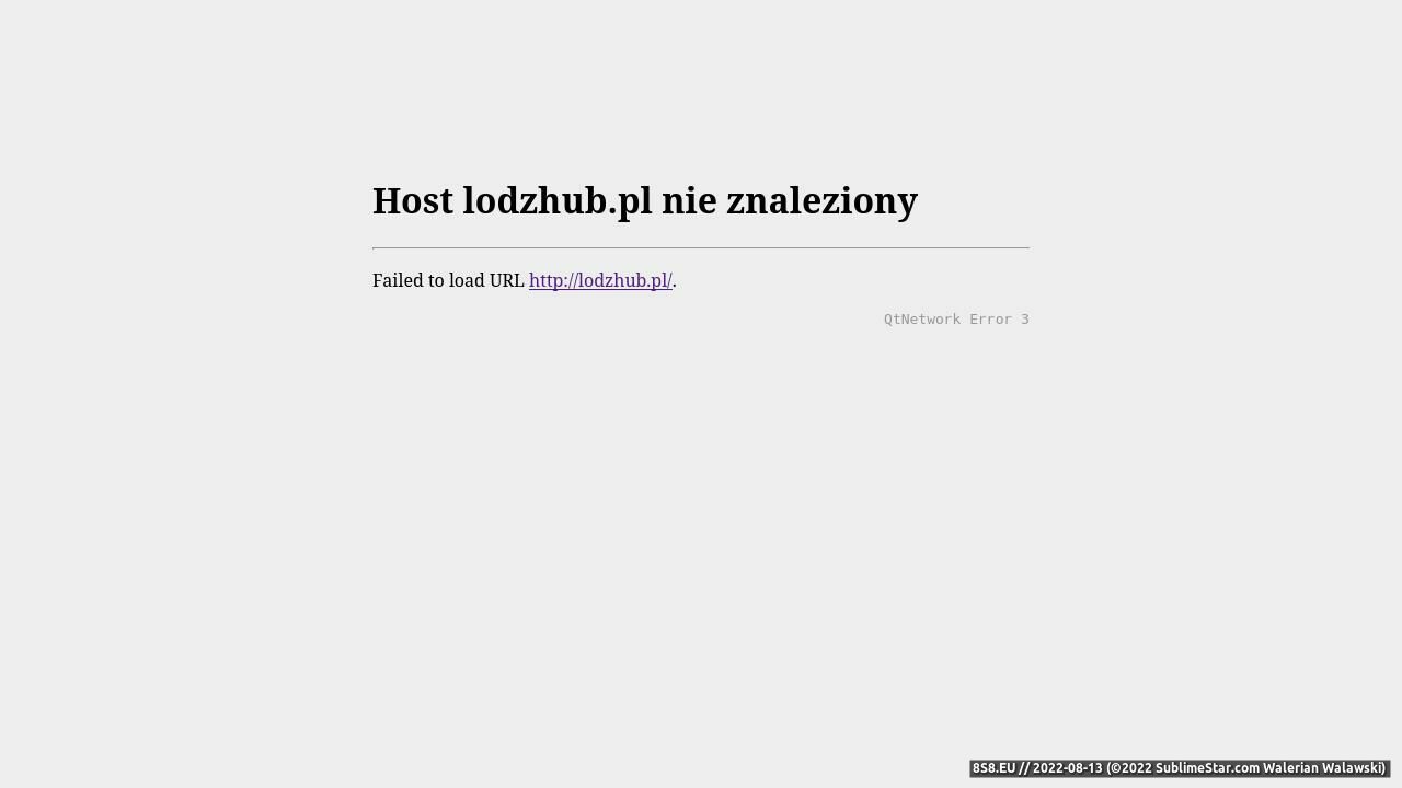 Strony internetowe i projekty graficzne (strona lodzhub.pl - Interaktywna Łódź)