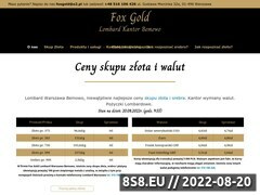 Miniaturka lombardwroclawska.pl (Lombard Bemowo - Fox Gold)
