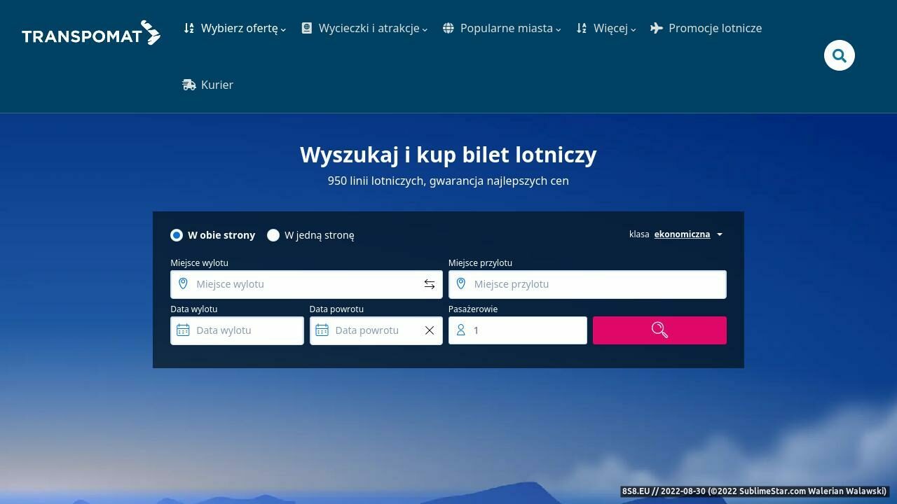 Bilety lotnicze (strona www.lotnicze-bilety.pl - Lotnicze-bilety.pl)