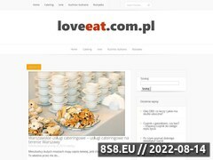 Miniaturka loveeat.com.pl (Oferujemy catering, obiady na <strong>dowóz</strong> oraz lunche)