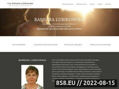 Zrzut strony Psycholog w Szczecinie - Barbara Lubikowska