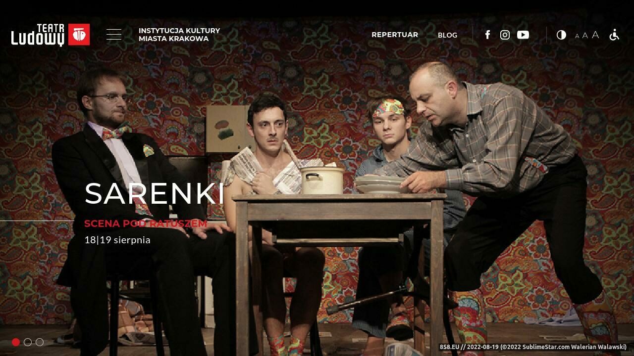 Zrzut ekranu Teatr Ludowy - słynny krakowski teatr